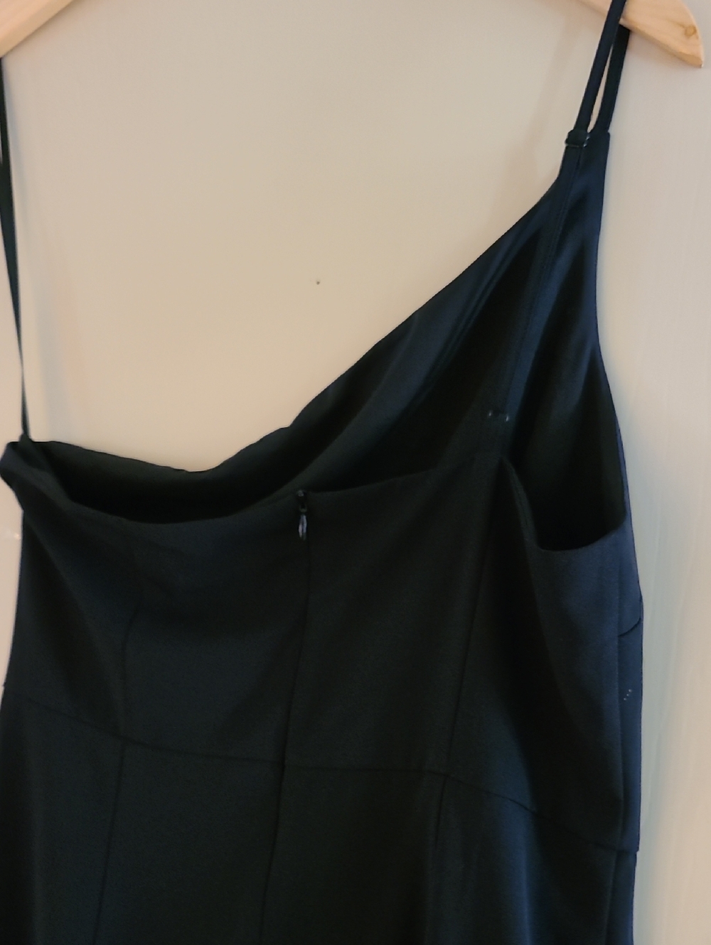 NWT Petal and Pup Xiomar Dress Black One Shoulder Midi Length - Picture 12 of 17